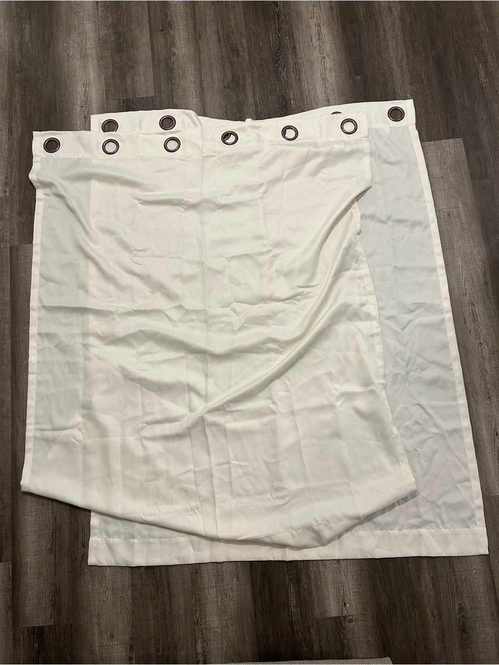ivory light filtering curtain panels minimalist